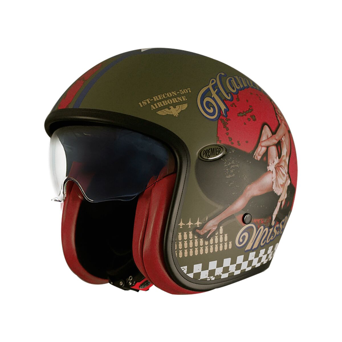 HELMET VNTGE PU MILBM LG
