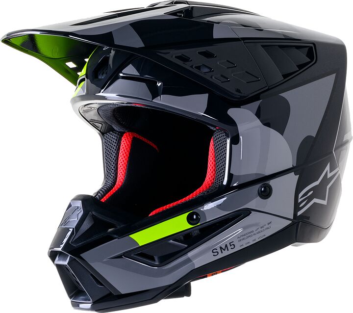 HELMET SM5 ROV2 GY/YLW 2X