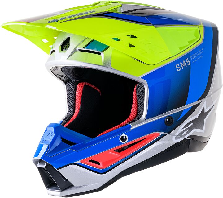 HELMET SM5 SAIL YLW/BL S
