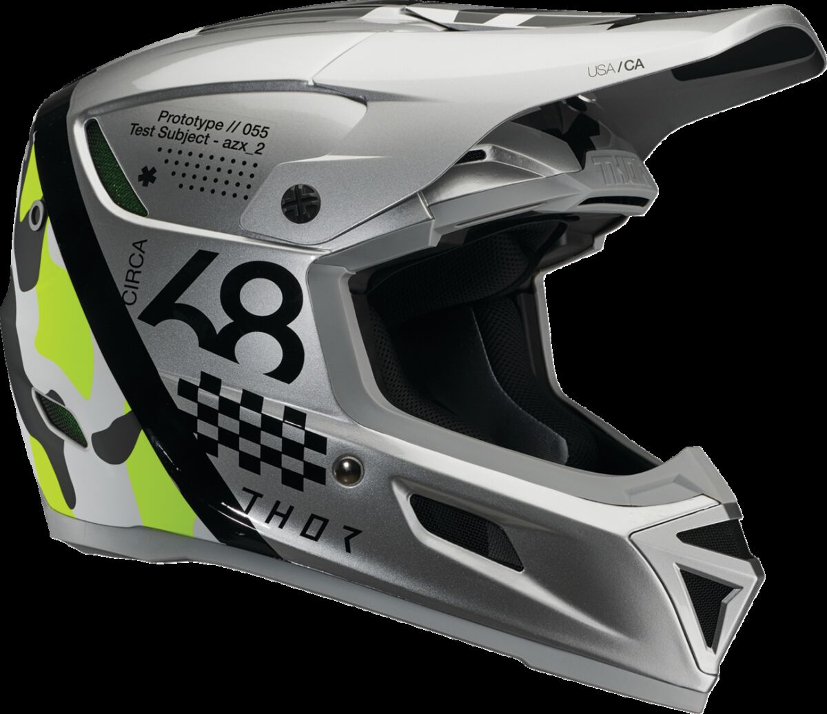 HELMET REFLEX SPORT RIOT GY/AC