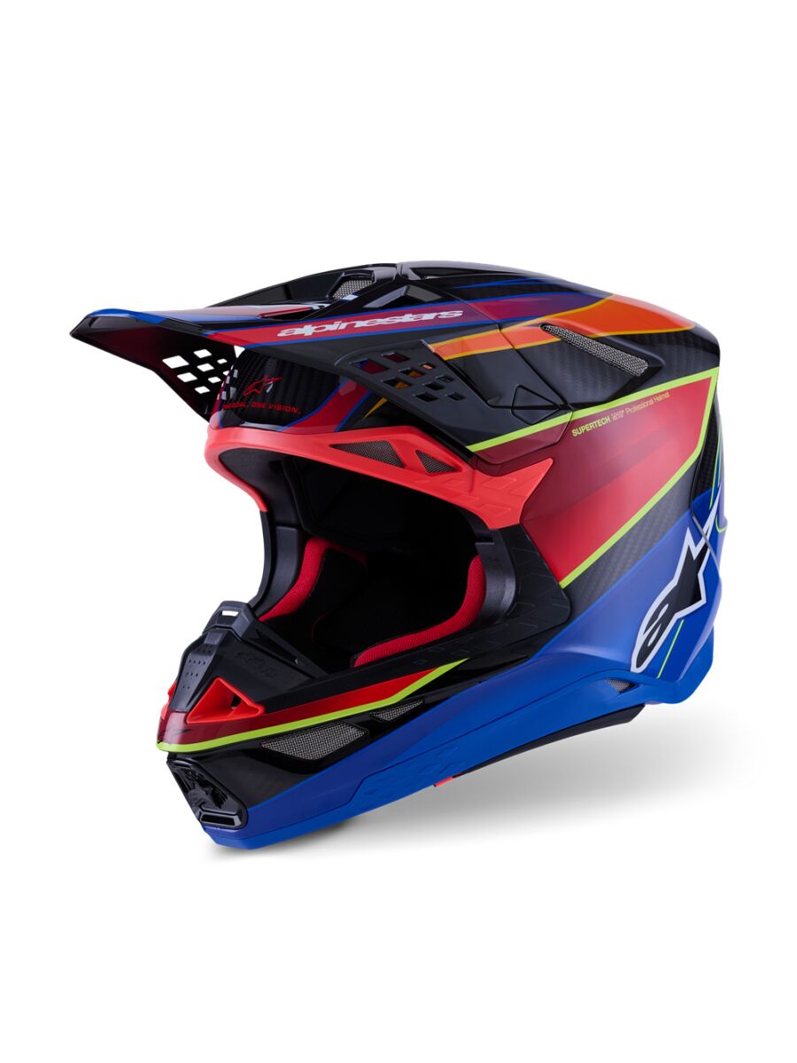HELMET S-M10 ERA BLUE/RED/YL 2