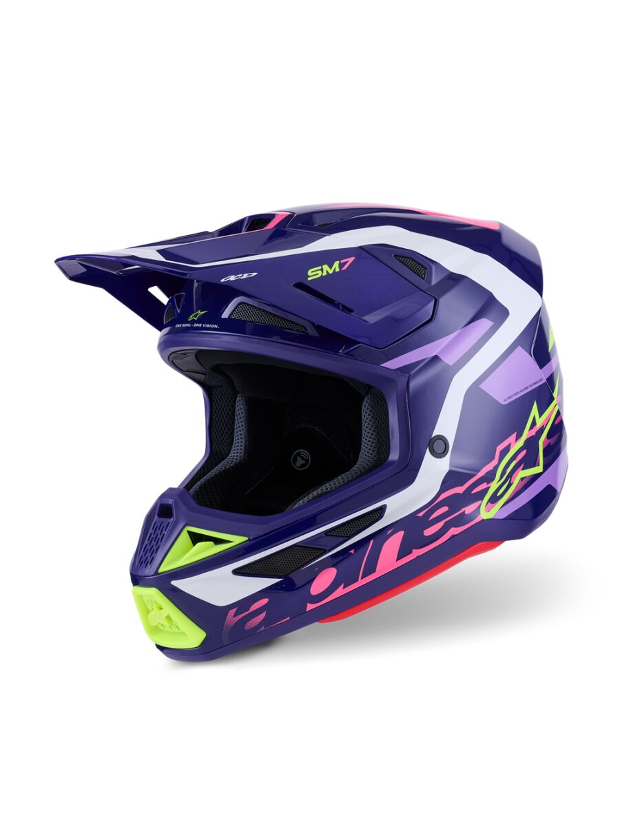 HELMET SM7 DEED PURPLE/PINK M