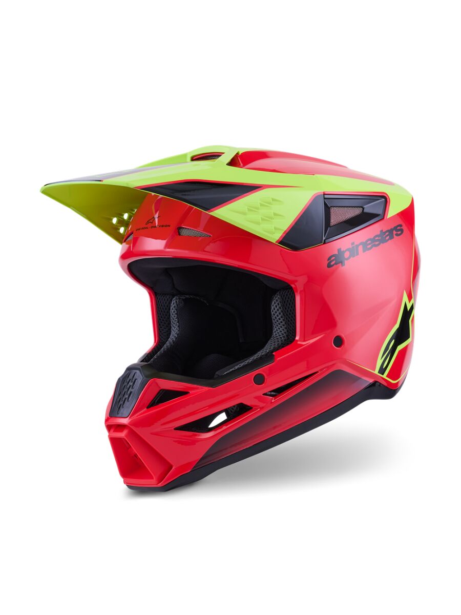 HELMET SM3 FRAY RED/YL/BLK XL