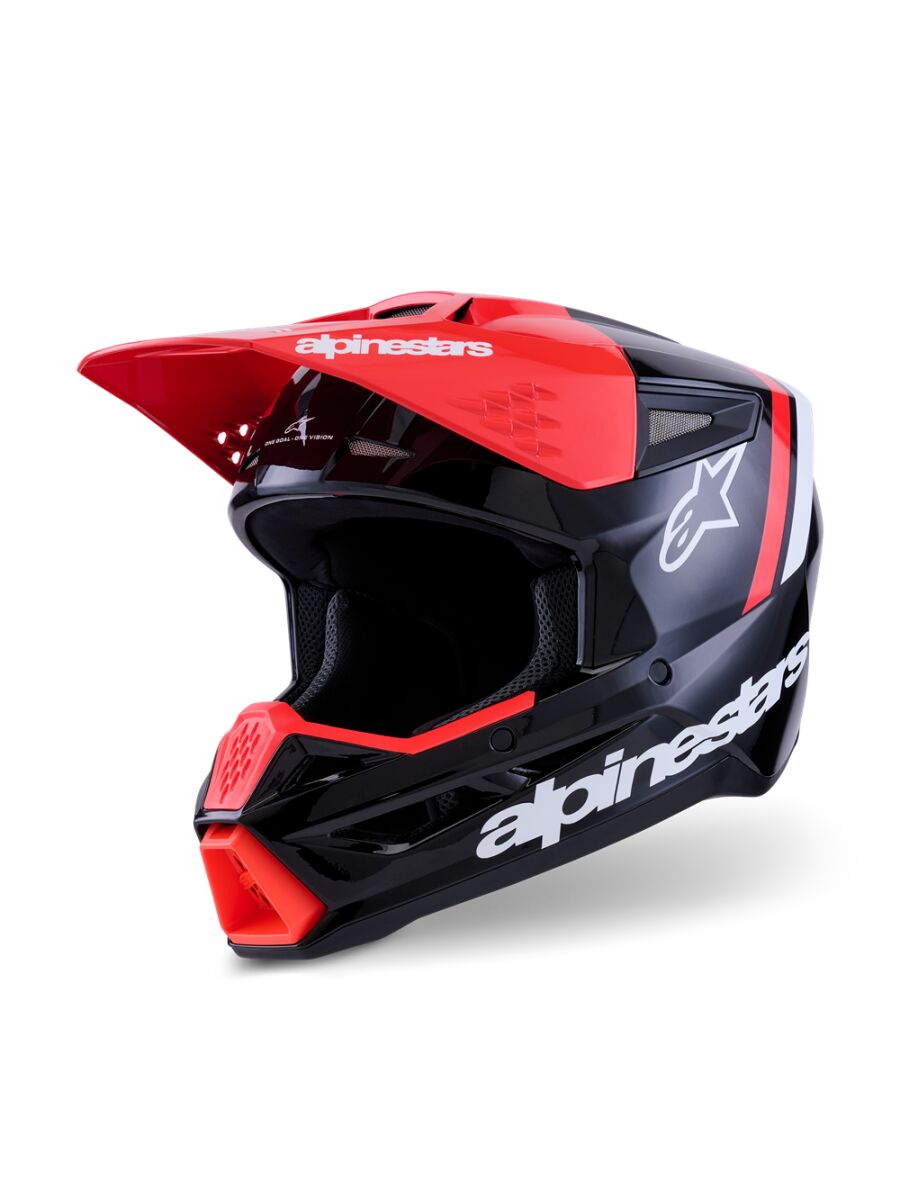 HELMET SM3 RADIUM BLK/RED/WH M