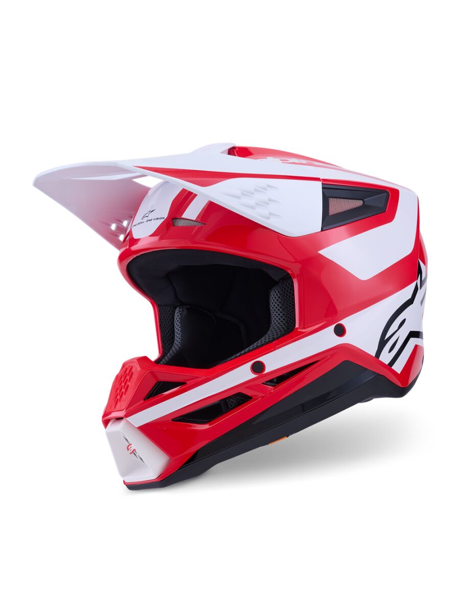 HELMET SM3 HEAT RED/WH/BLK S