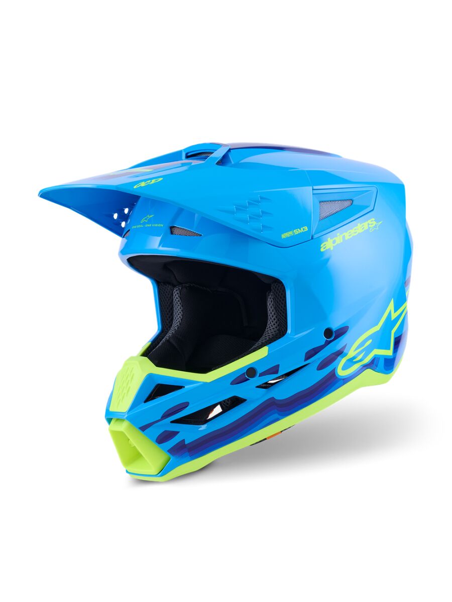 HELMET SM3 FORCE CYAN M
