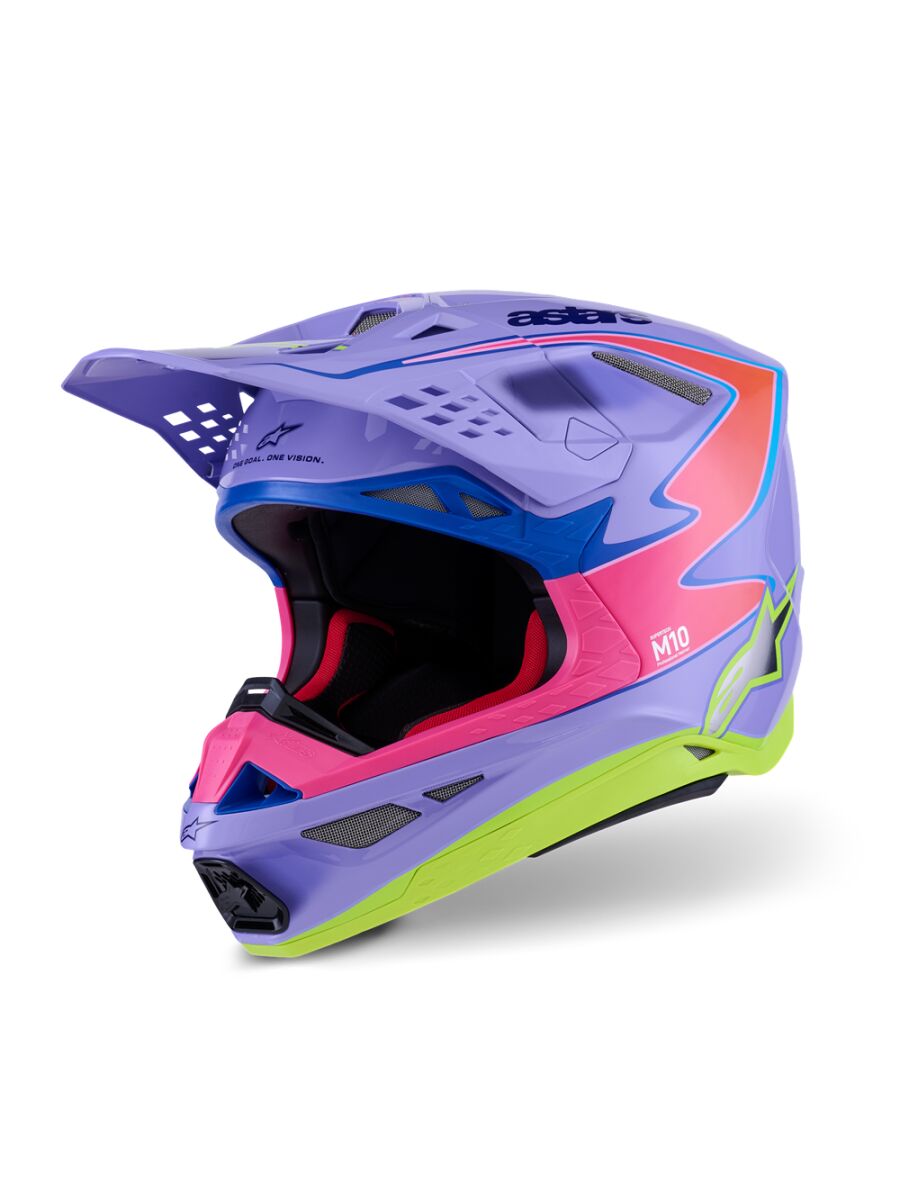 HELMET SM10 JETT PURPLE/PINK M
