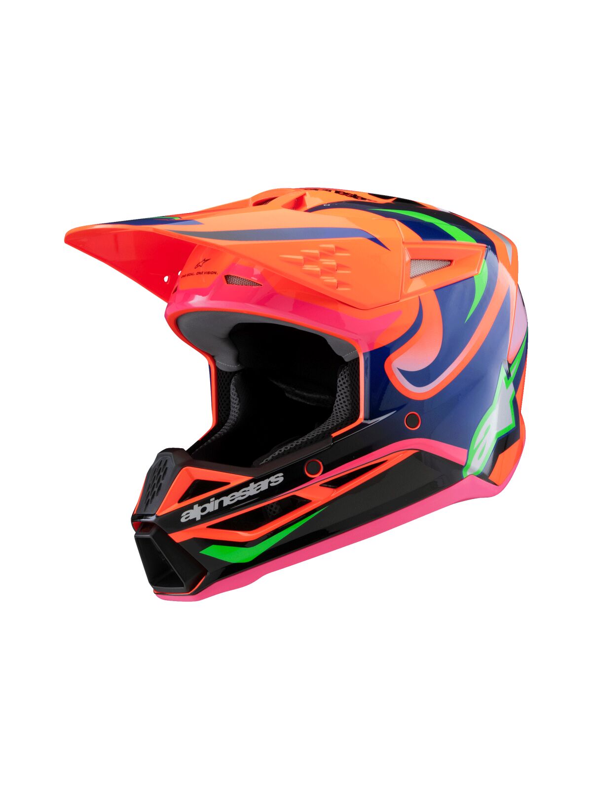 HELMET YTH SM3 DEEGAN OR/PU/PK