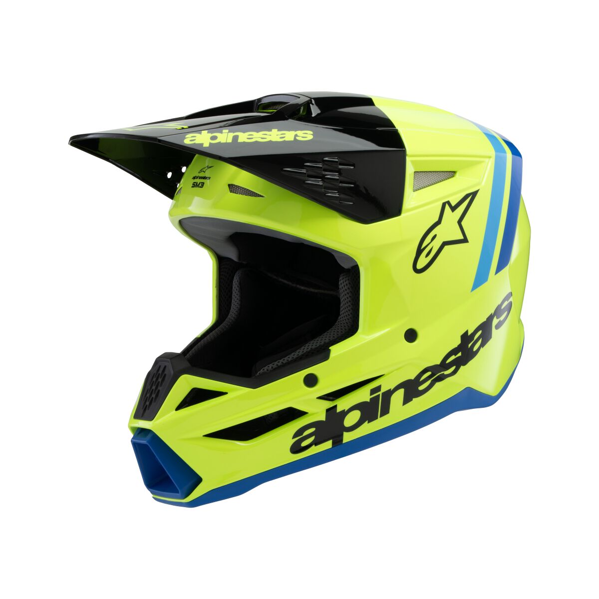 HELMET YTH SM3 RADIUM YL/BK/B