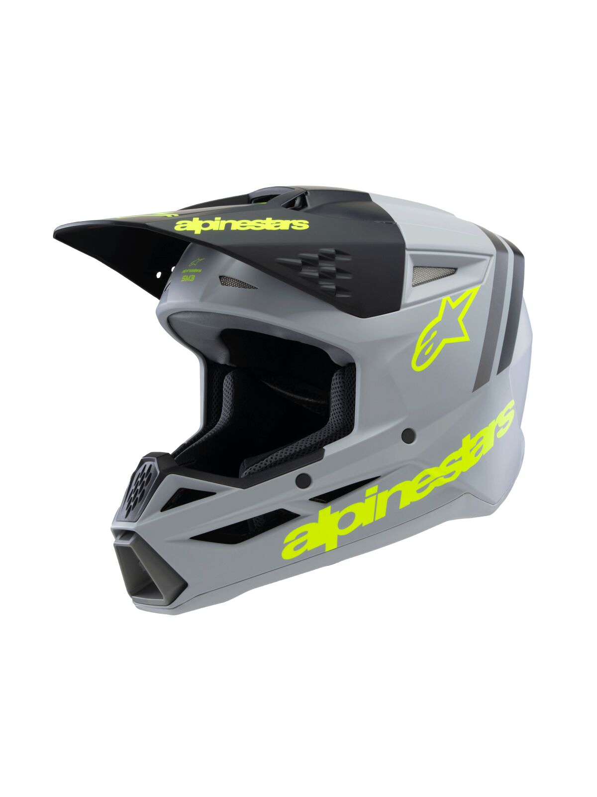 HELMET YTH SM3 RADIUM GY/BLK/Y