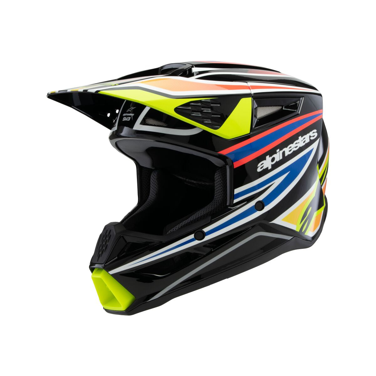 HELMET YTH SM3 WURX BLK/YL/B Y
