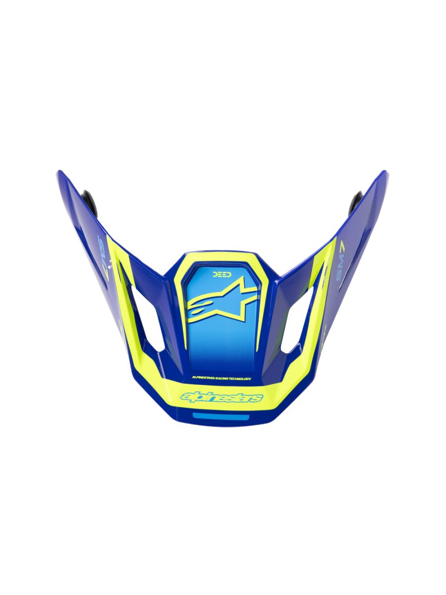 VISOR SM7 DEED BLUE/YEL