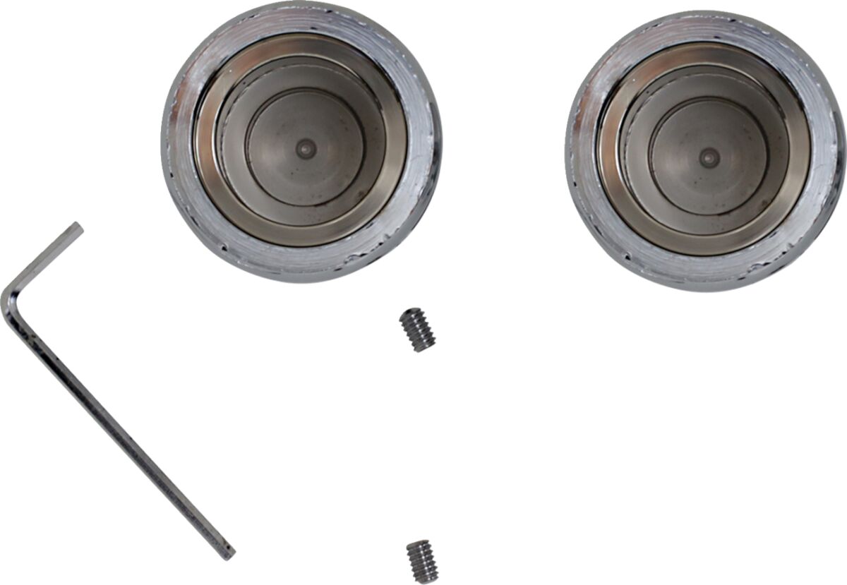 AXLE CAP FRONT CHROME