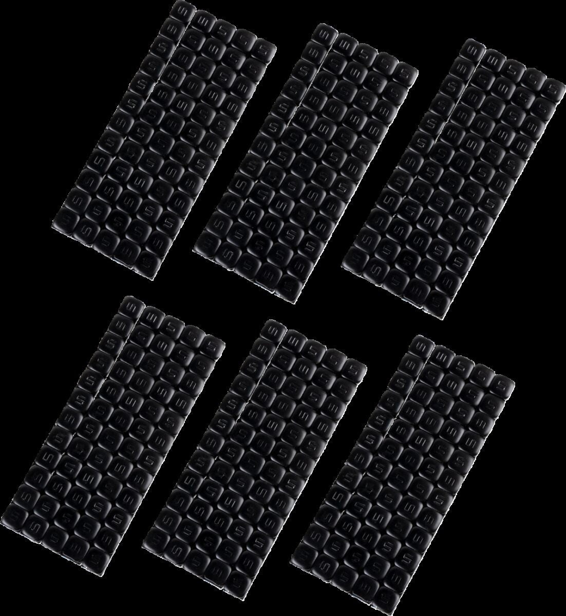 STEEL STICK-ON 5G BLK