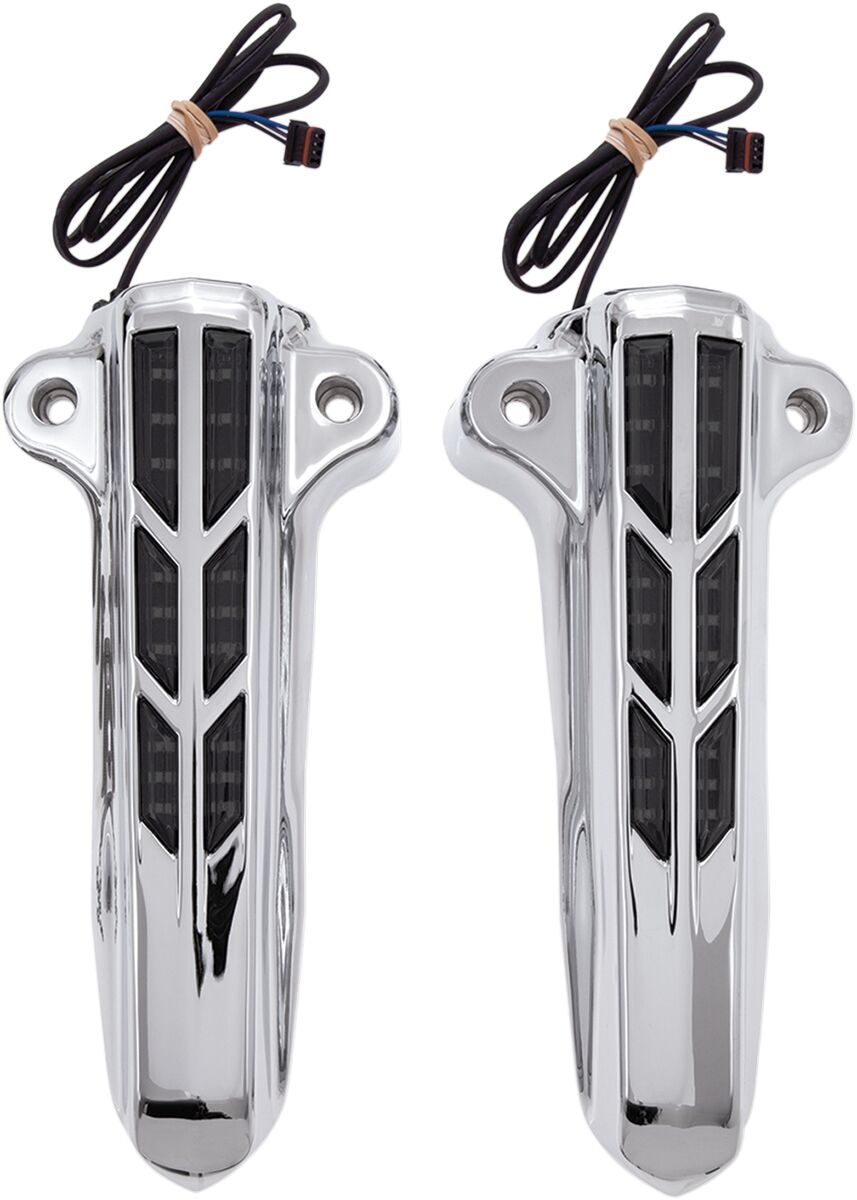 COVER LOWER LEG CHROME/AMBER