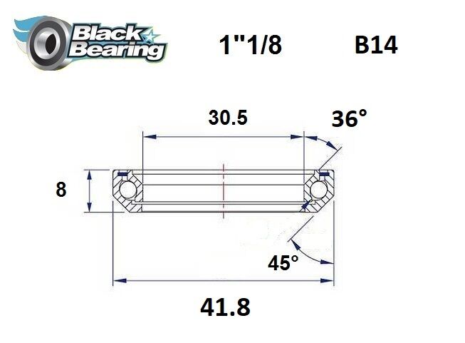 HB 30.5X41.8X8MM 36°/45°