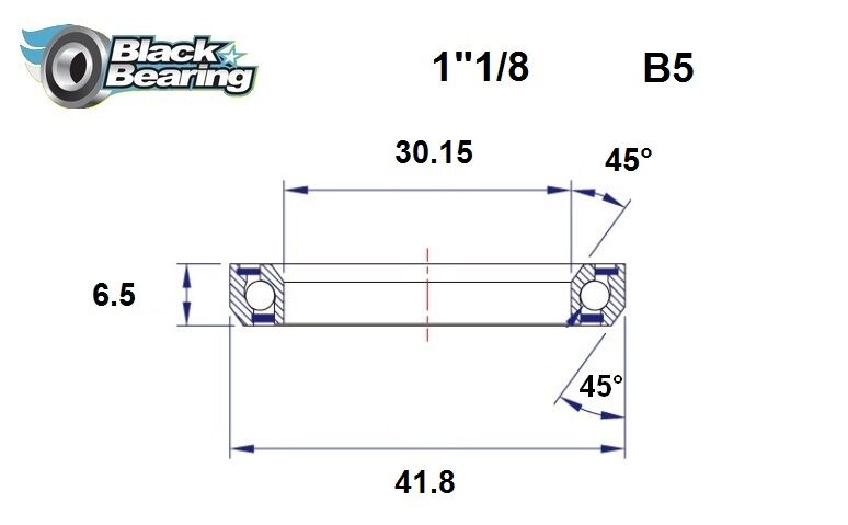 HB 30.15X41.8X6.5MM 45°/45°
