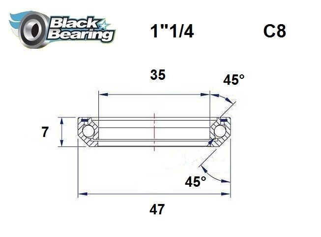 HB 35X47X7MM 45°/45°