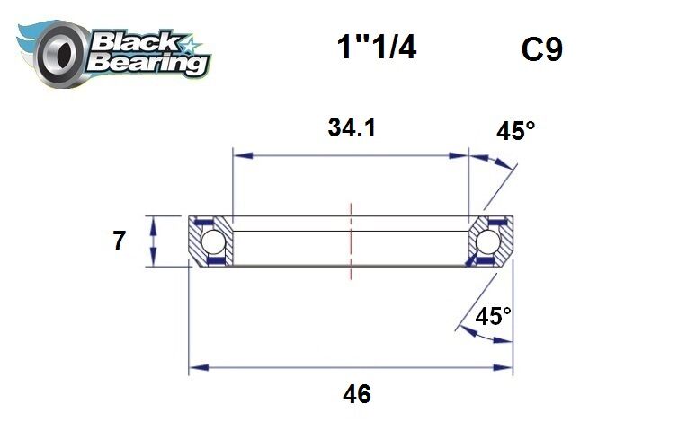 HB 34.1X46X7MM 45°/45°