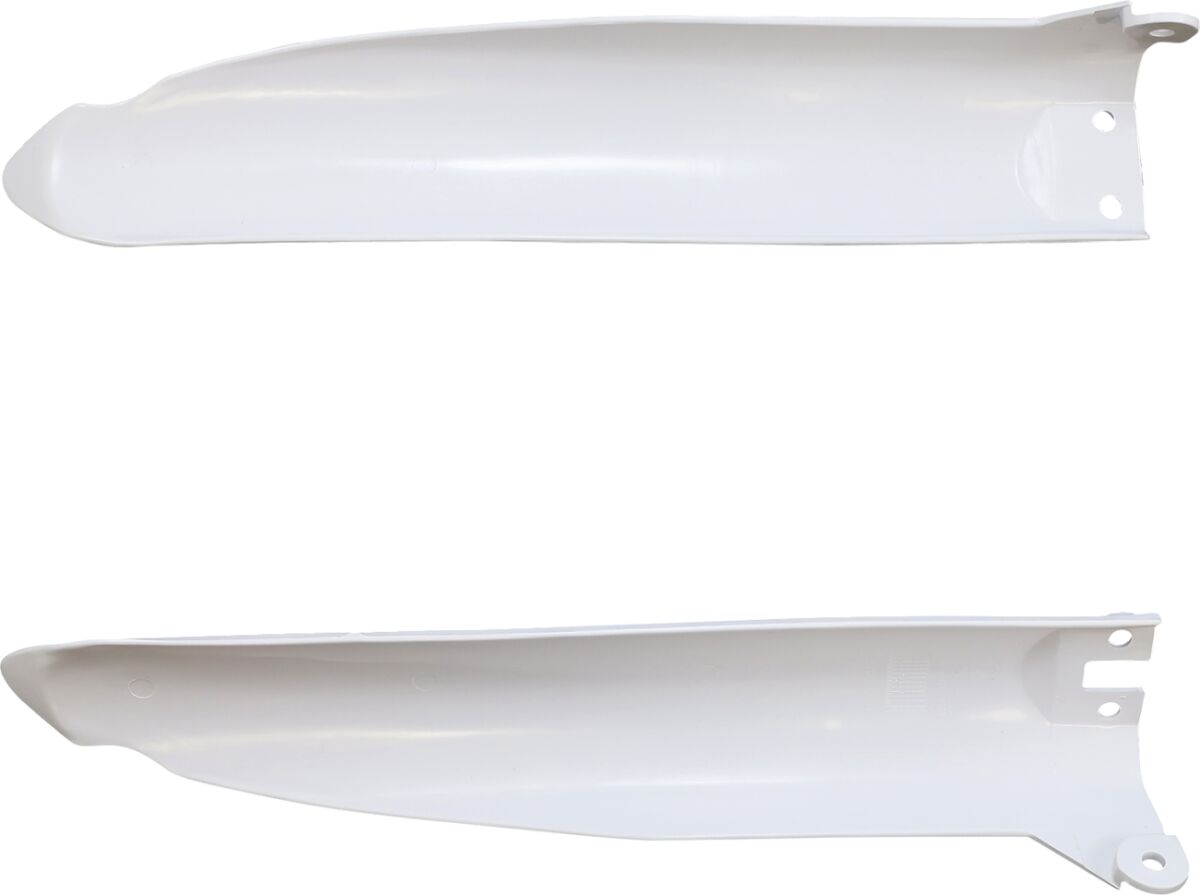 FORK COVERS KX125/250 WHITE