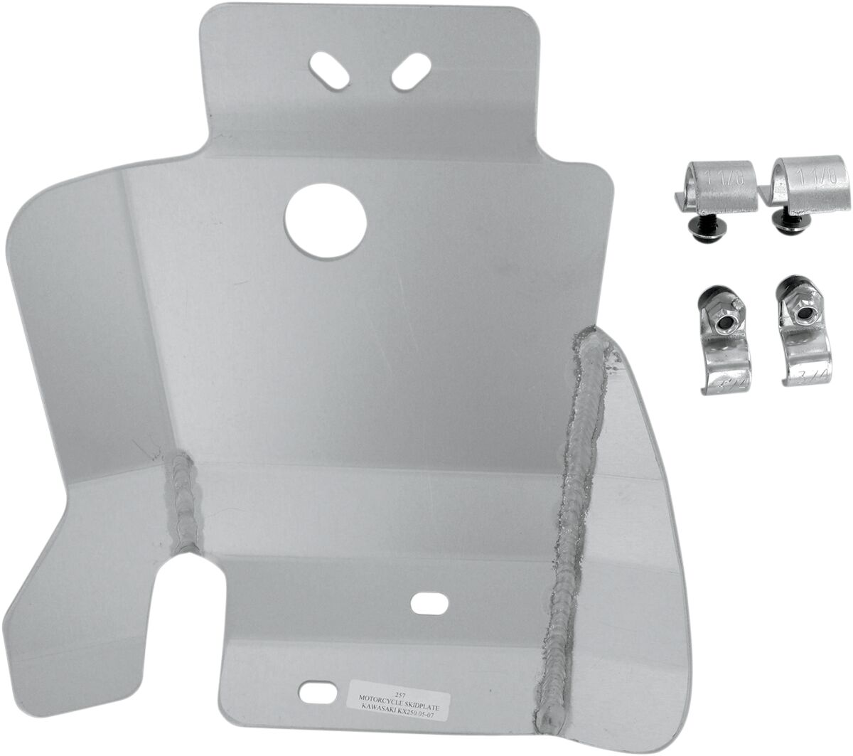 SKIDPLATE ALUM KX250 05