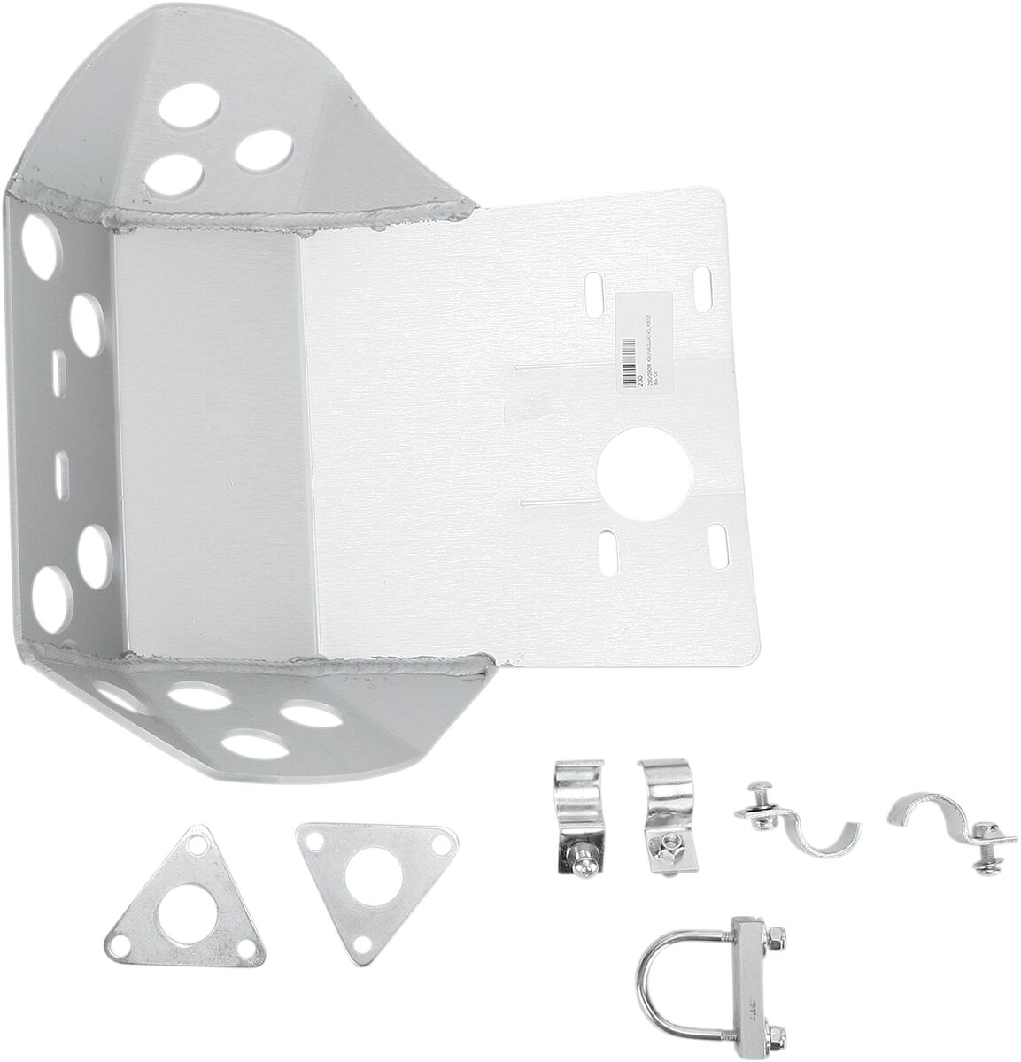 SKIDPLATE AL KLR W/MOUNTS
