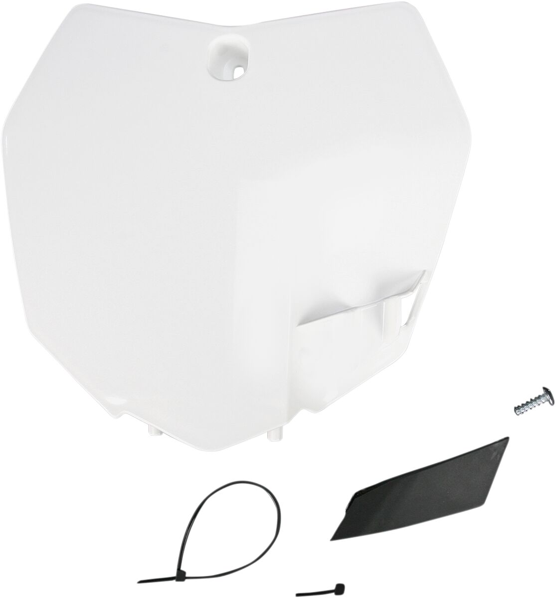 PLATE #FRT SX/SXF 13-15 WHT