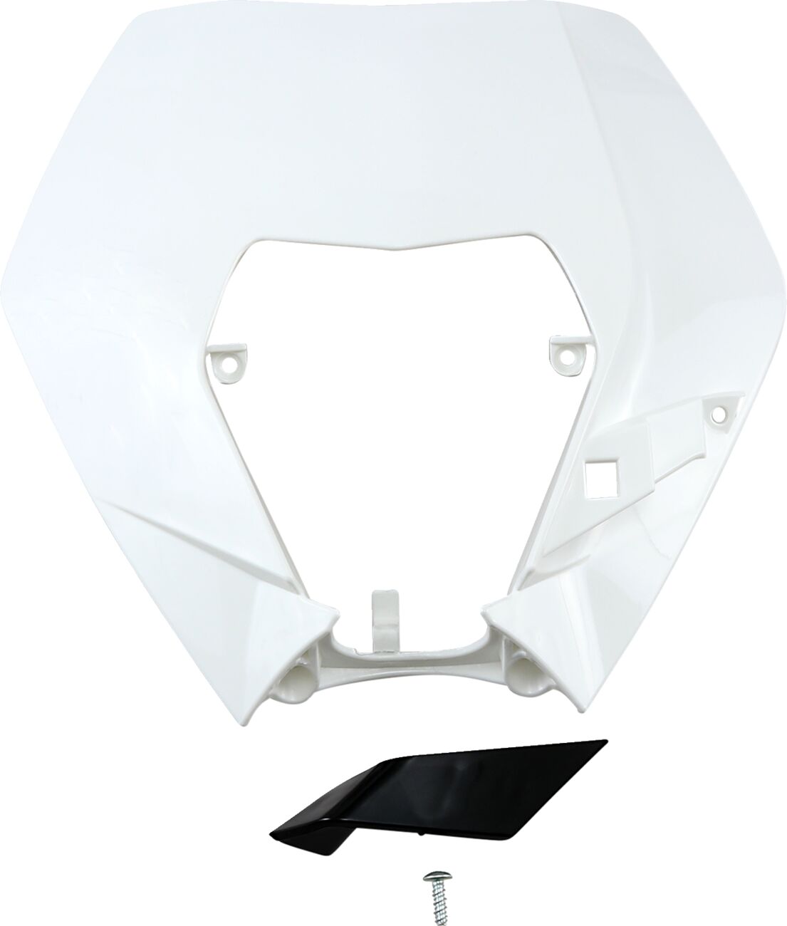 HEADLIGHT PLAST EXC 09-13 WHT