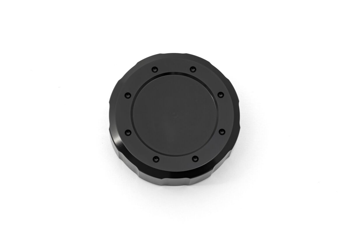 CAP FRONT BRAKE 56X12.5 BLK