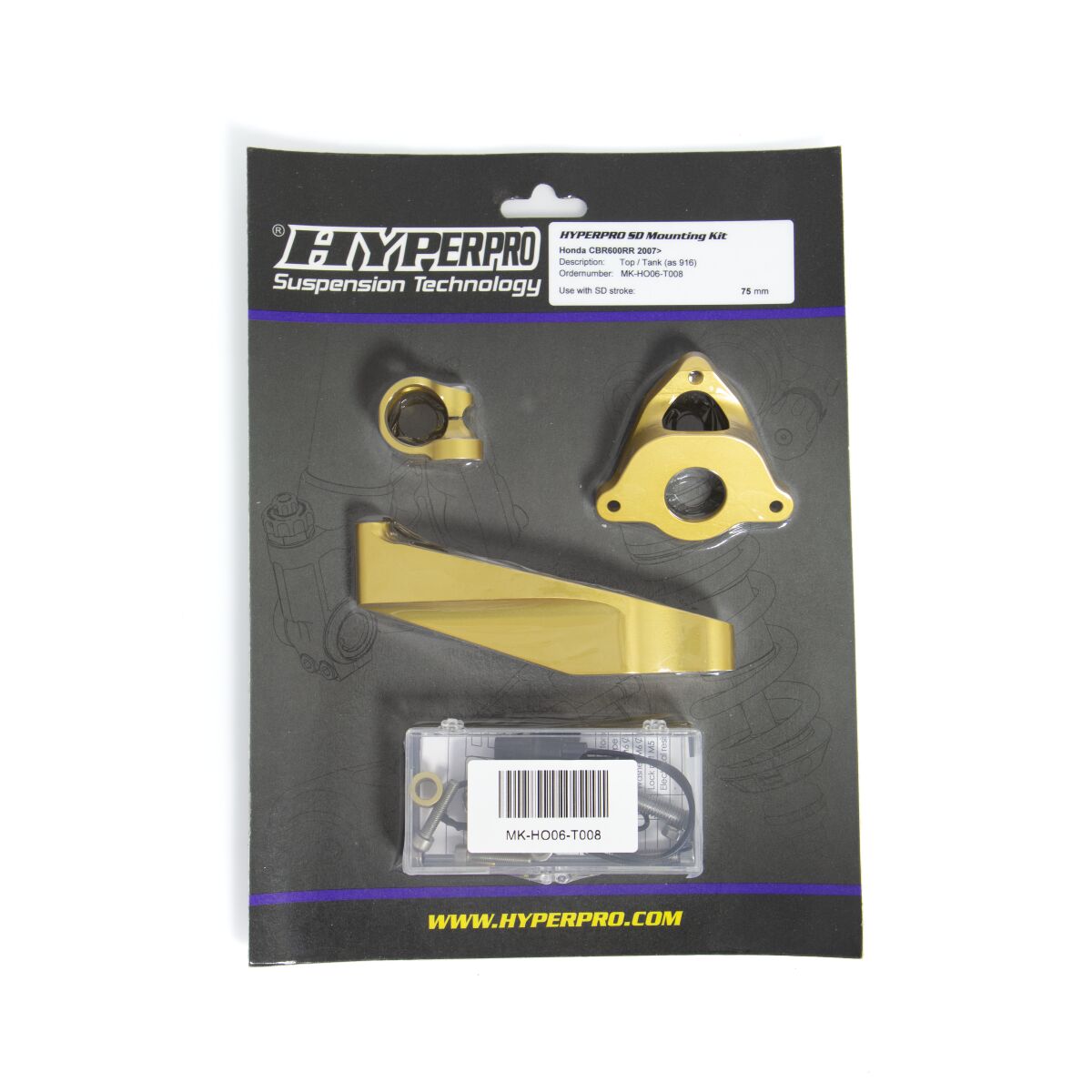 SD MOUNT. KIT GOLD HONDA CB 10