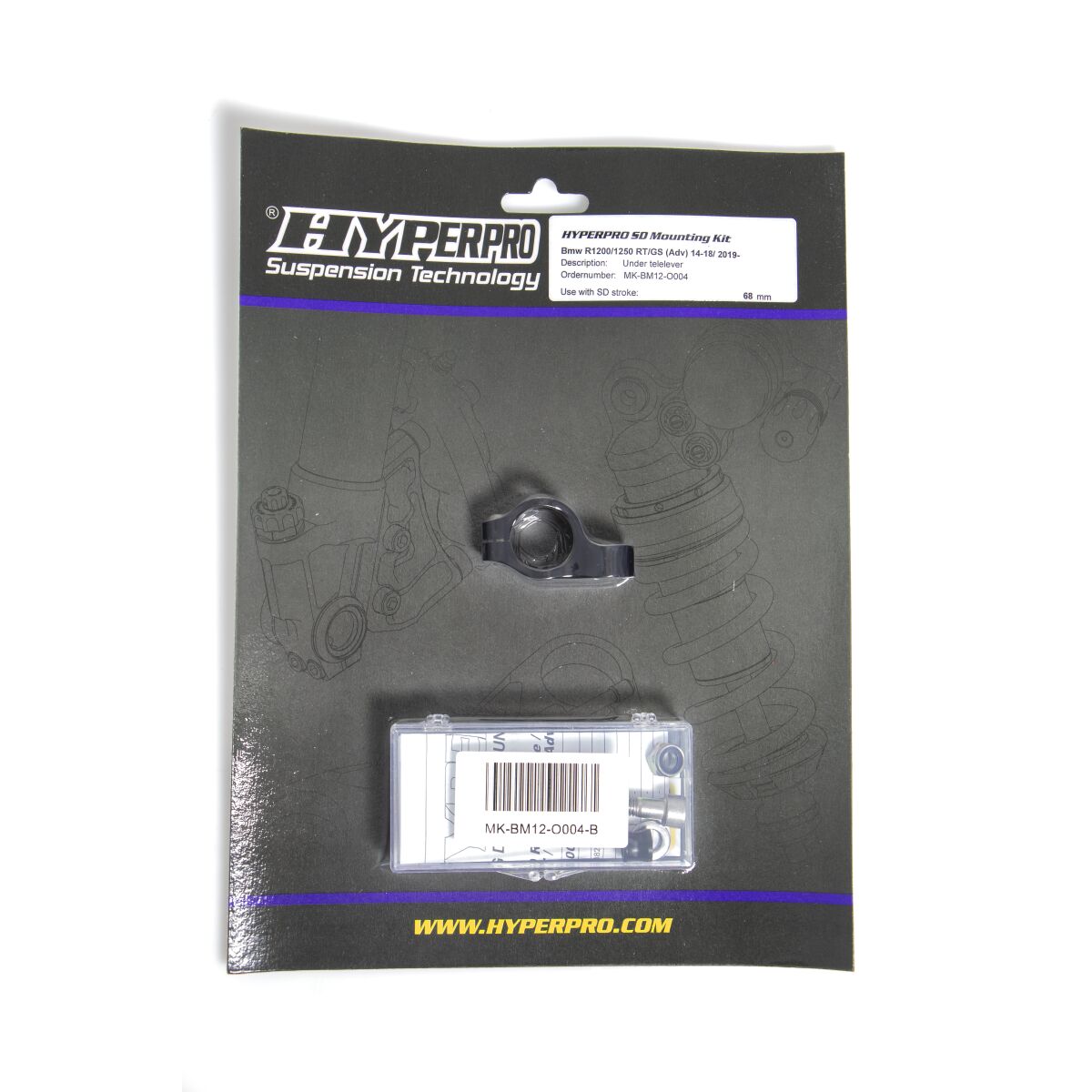 SD MOUNT. KIT BLACK BMW R 1200