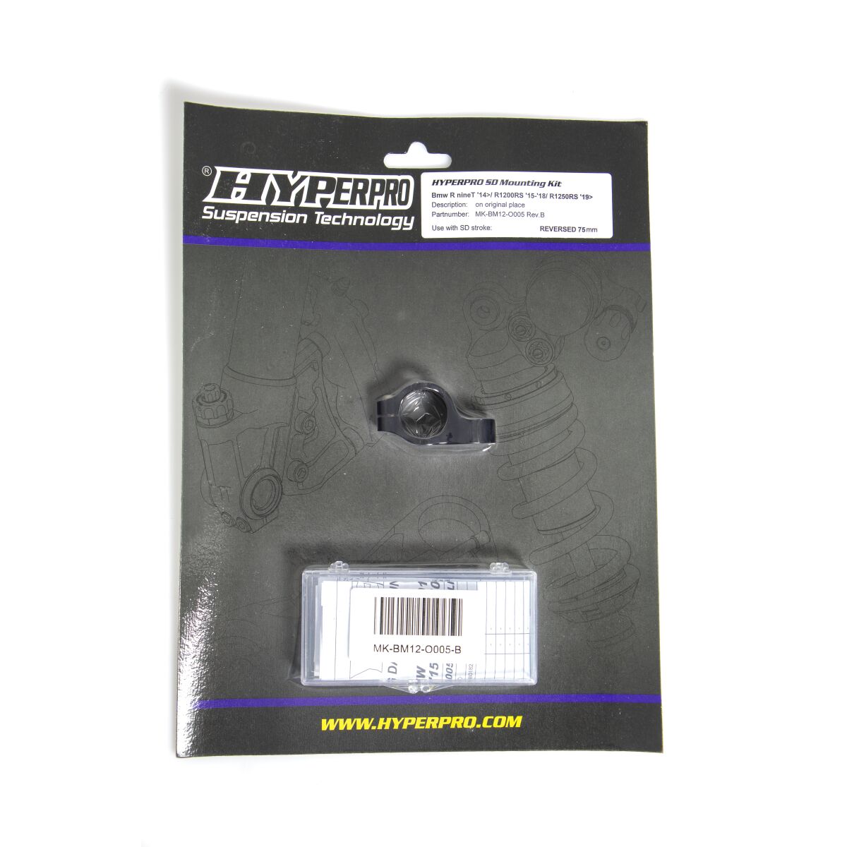 SD MOUNT. KIT BLACK BMW R NINE