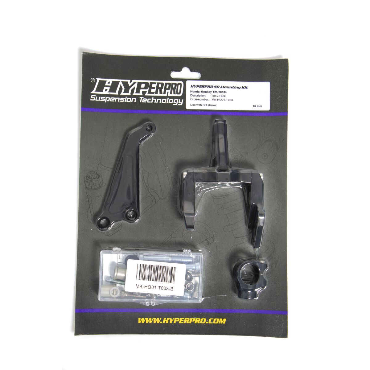 SD MOUNT. KIT BLACK HONDA Z 12