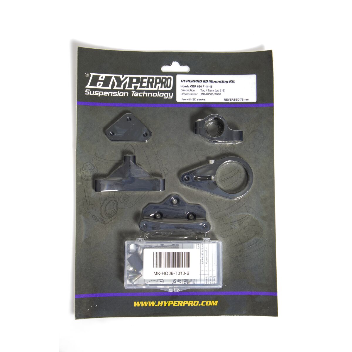 SD MOUNT. KIT BLACK HONDA CBR