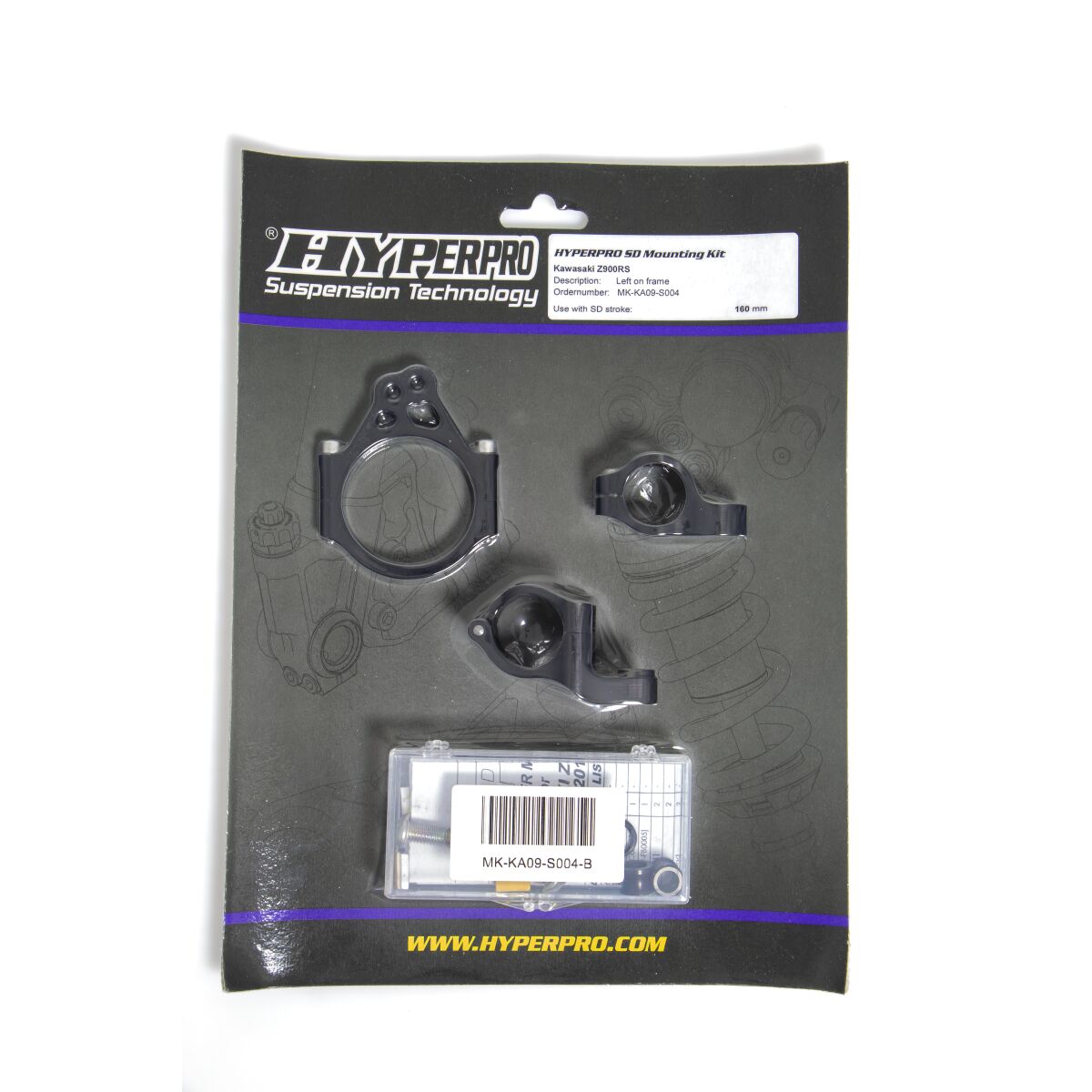 SD MOUNT. KIT BLACK KAWASAKI Z