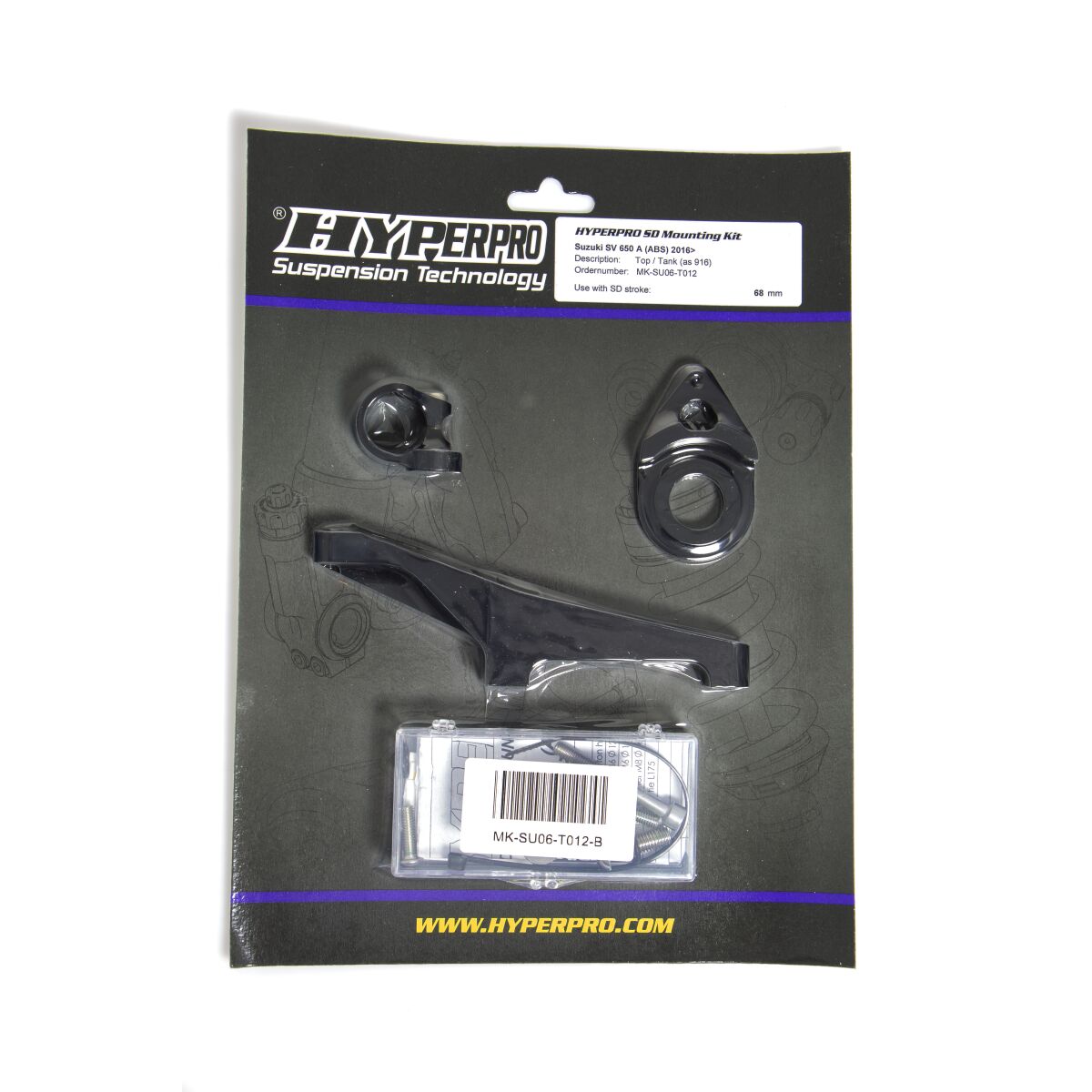 SD MOUNT. KIT BLACK SUZUKI SV