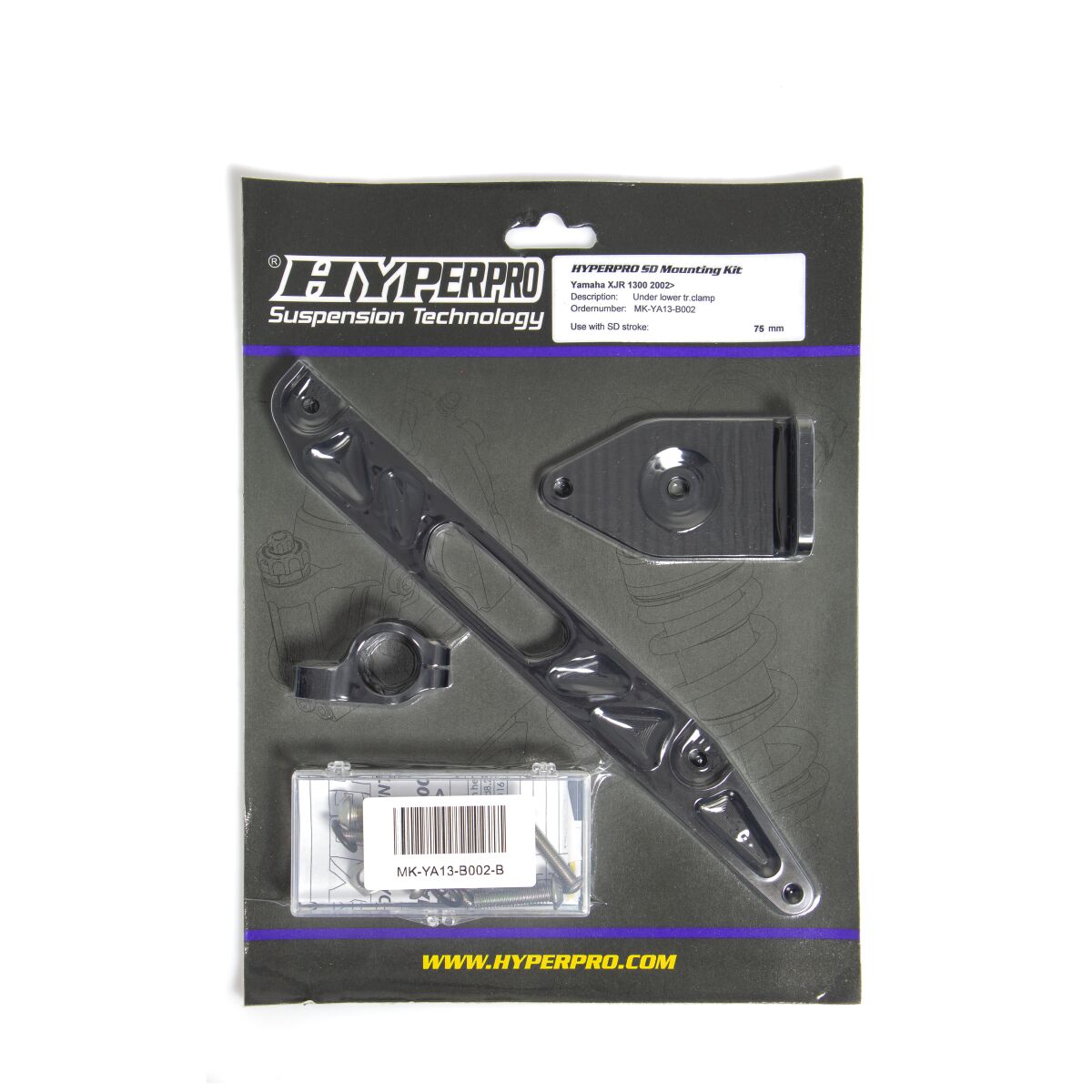 SD MOUNT. KIT BLACK YAMAHA XJR