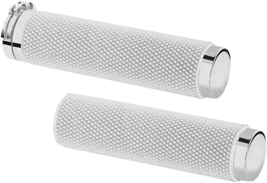 GRIPS KNURLED CHROME