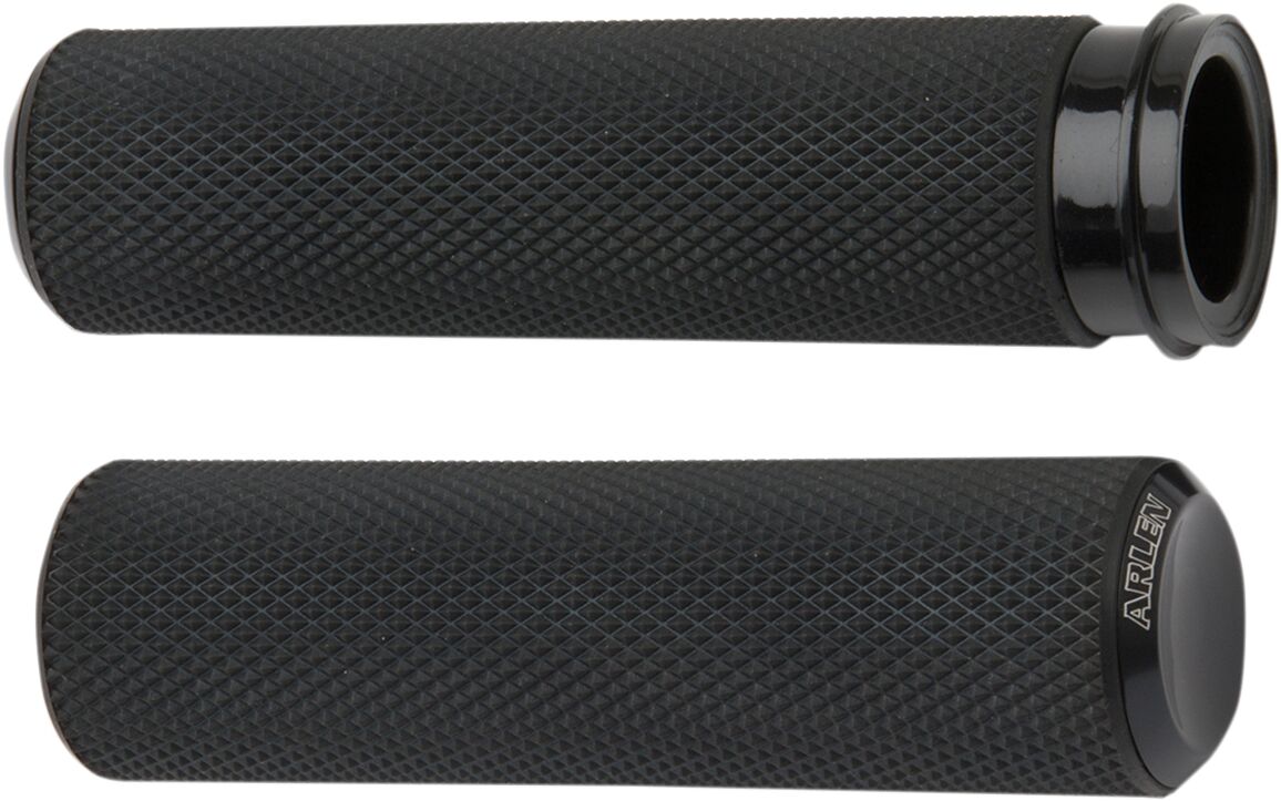 GRIPS - KNURLED - TBW - BLACK