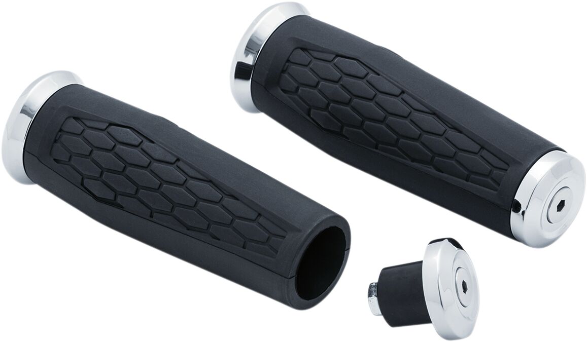 UNIVERSAL GRIPS HEX - CHROME -