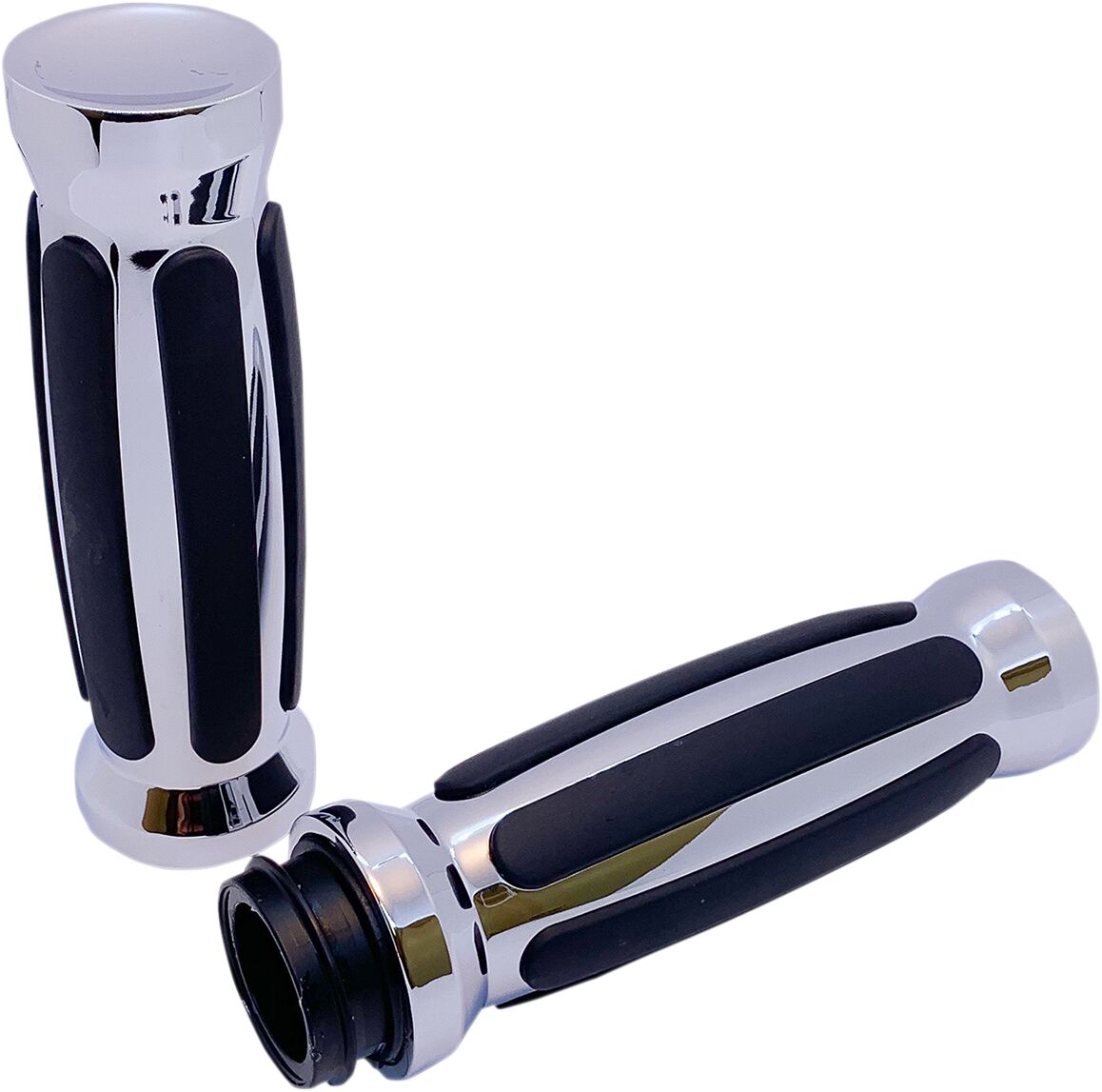 GRIP STRAIGHT RUB CHR TBW