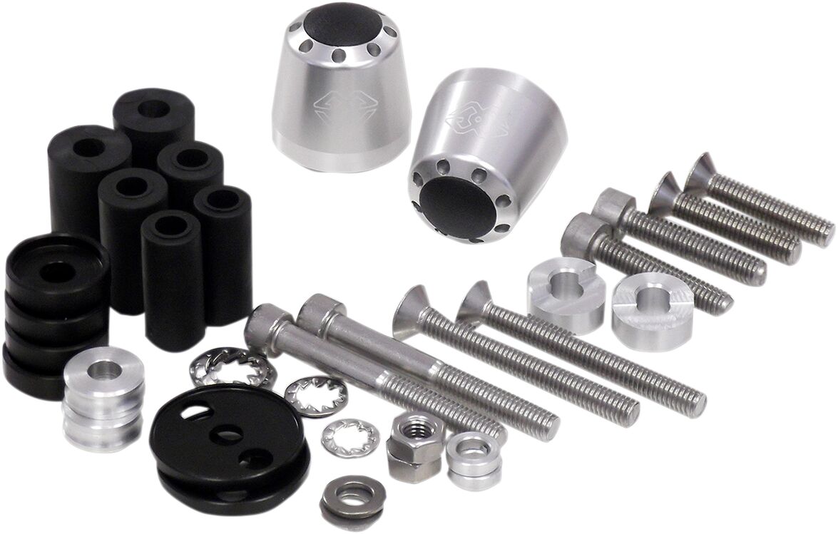 HANDLEBAR WEIGHTS CONE SILVER