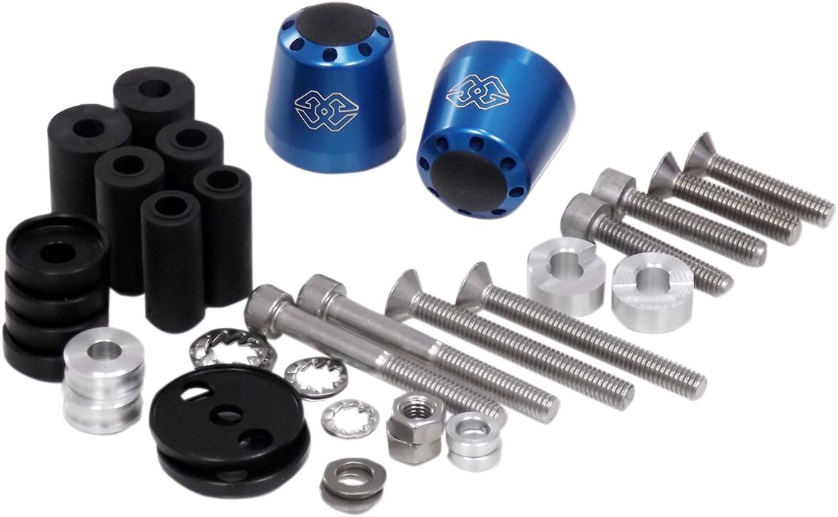 HANDLEBAR WEIGHTS CONE BLUE