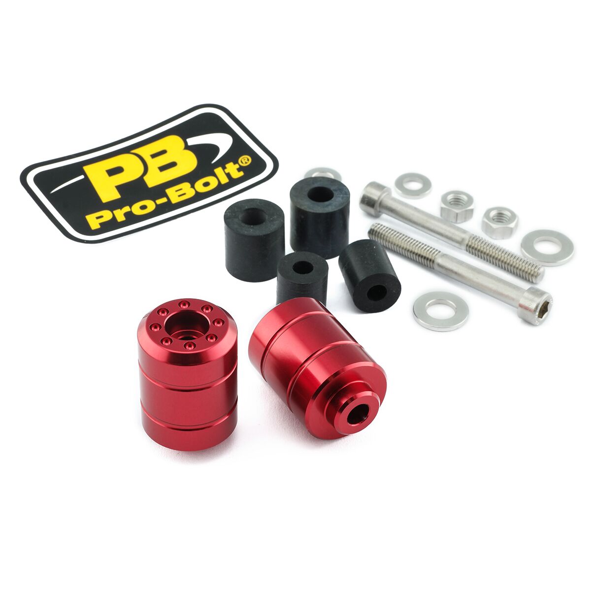 BAR END SM UNI RED