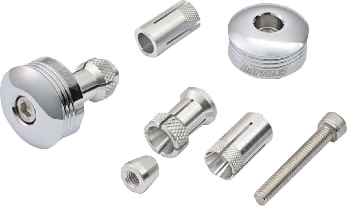 BAR END PLUG CHROME