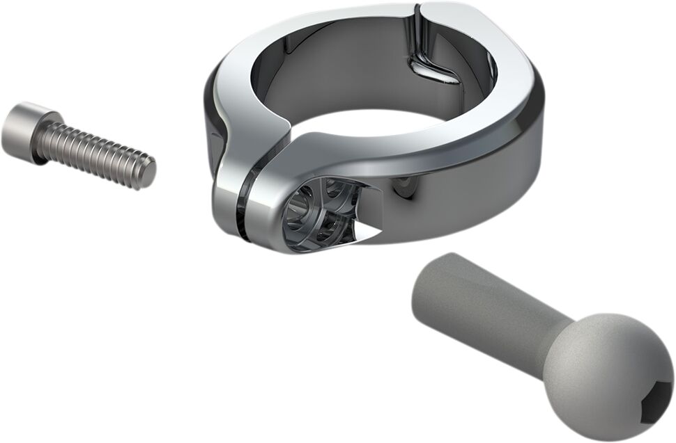 CLAMP W/BALL MNT 1.5 CHR