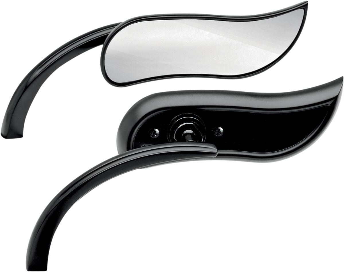 MIRROR - UPSWEPT - LEFT - BLAC