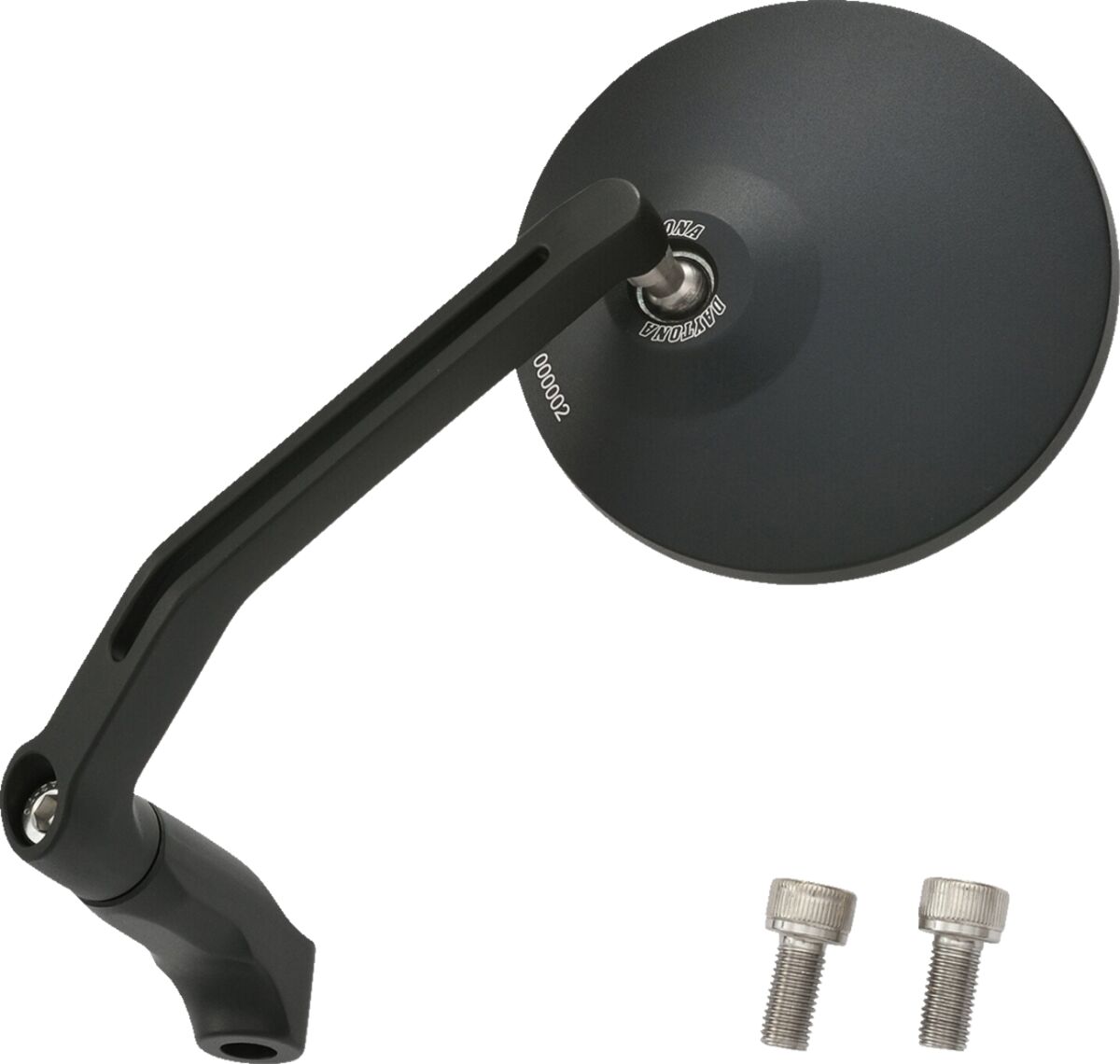 D-MIRROR-3 ROUND ROD ALU BLACK