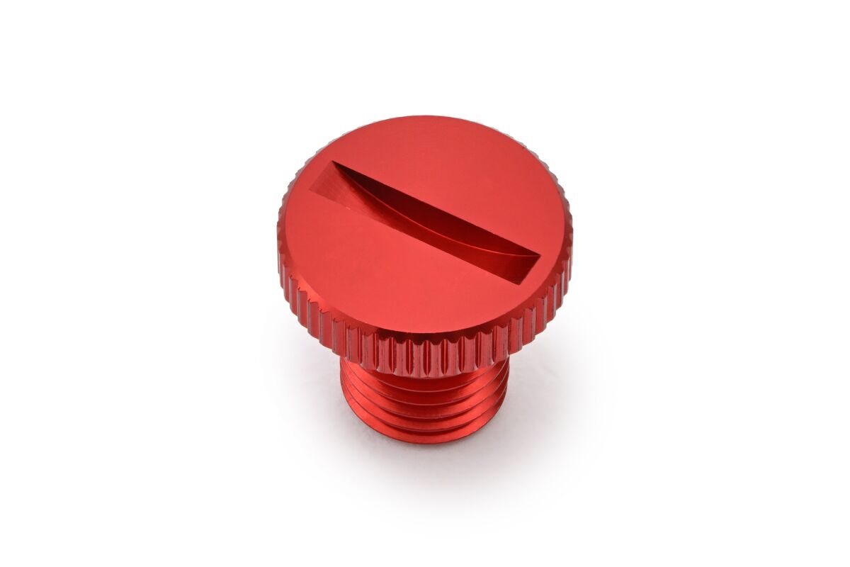 MIRROR PLUG BOLT RED LEFT