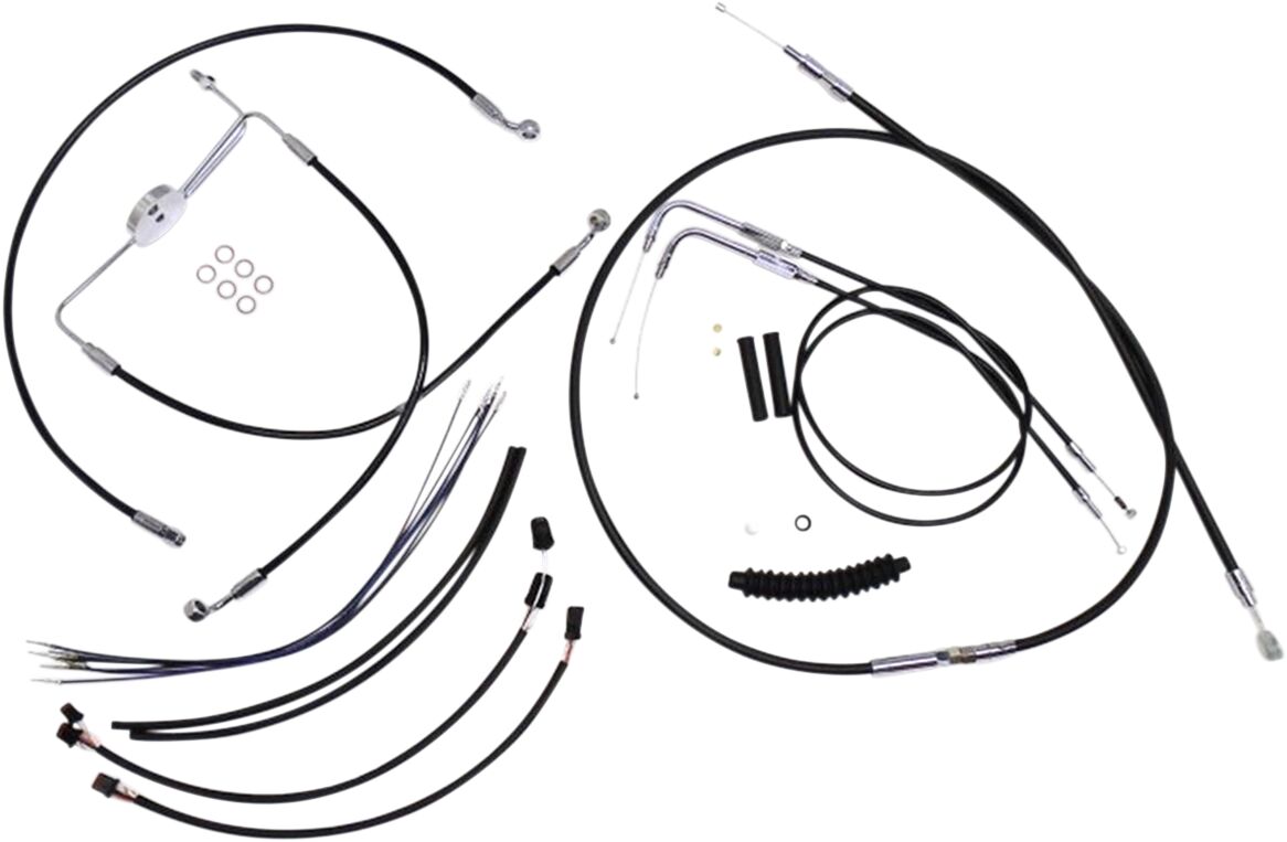 CONTROL CABLE KIT XR BLK